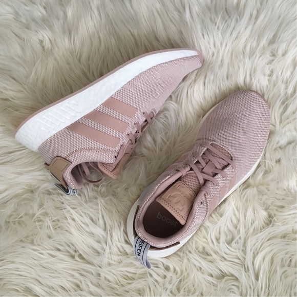 ADIDAS ORIGINALS WOMEN'S NMD R2 PINK/WHITE - Picture 7 of 8